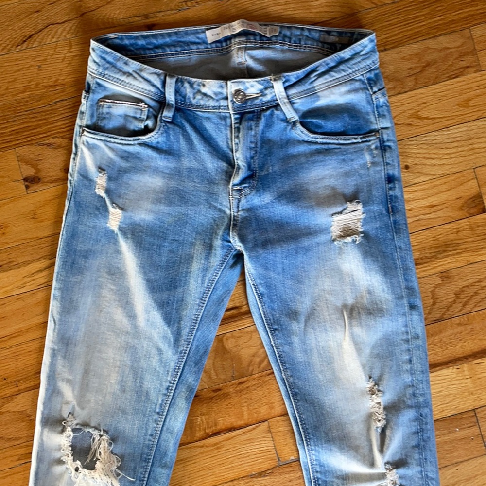 Zara Slim Jeans - premium light wash